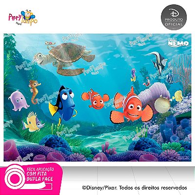 Painel de festa Decorativo - Procurando Nemo - 1,45 x 1,00m