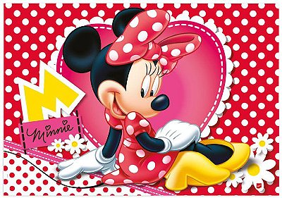 Painel Decorativo Minnie Vermelha - Disney