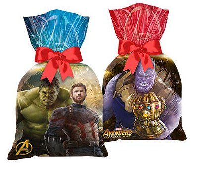 Sacola Surpresa Plástica Avengers Infinity War