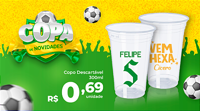 Copo Descartável 300ml