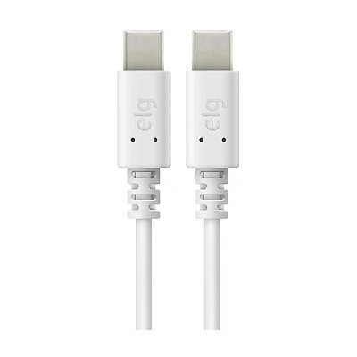 Cabo ELG USB Tipo C,  1M Para Recarga e Sincronização 1 ano de garantia