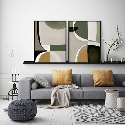 Par de Orgânicos com tons verde ref.006