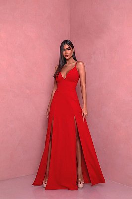 Vestido Nádia Vermelho