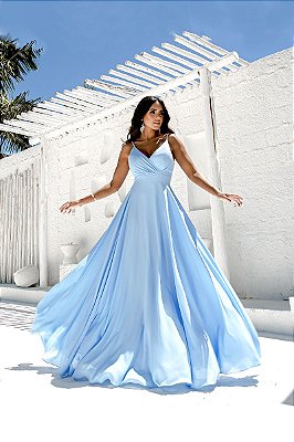 Vestido Laura Azul Serenity