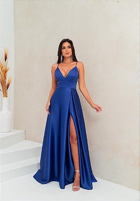 Vestido Blair Azul Royal