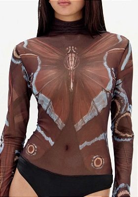 Body Estampado Tule