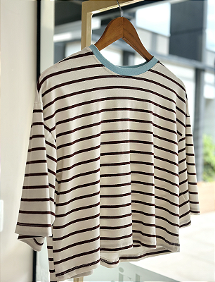 Tshirt Cropped Listrado