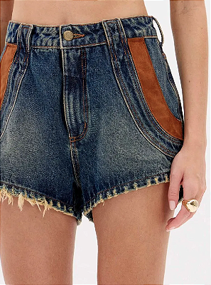 Short Jeans Camurça