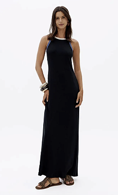 Vestido Super Midi Canelado