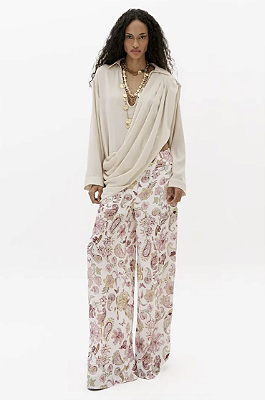 Calça Full Length Estampada