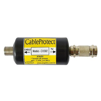 Cable protect CL0302 - Protetor para utilização em cabos coaxiais isolado
