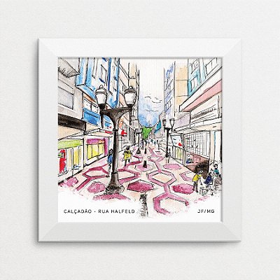 Quadro Calçadão - Juiz de Fora