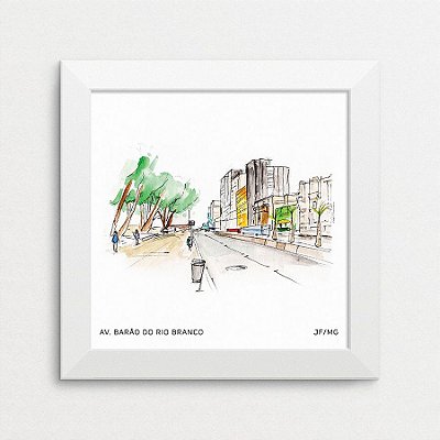 Quadro Av. Rio Branco - Juiz de Fora