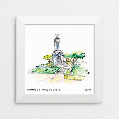 Quadro Morro do Cristo - Juiz de Fora