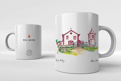 Caneca Igreja Matriz de Ibitipoca/MG