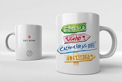 Caneca Placas - Ibitipoca