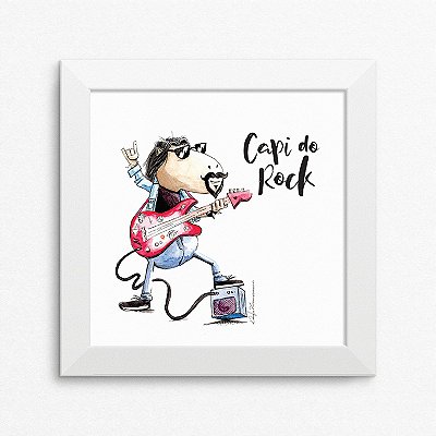 Quadro Capivara do Rock