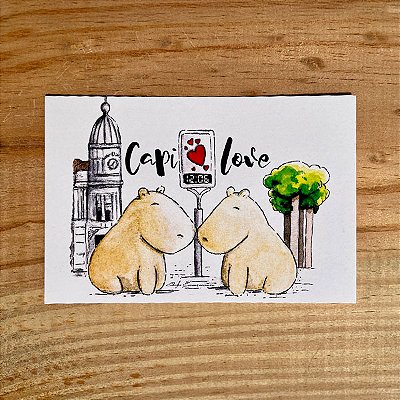 Cartão Postal - Capi Love