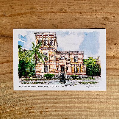 Cartão Postal - Museu Mariano Procópio Tijolinho