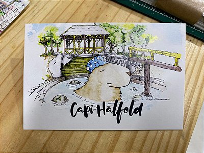 Cartão Postal - Capi Halfeld