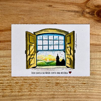 Cartão Postal - Janela de MG