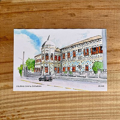 Cartão Postal - Colégio Santa Catarina JF