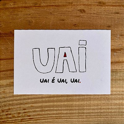 Cartão Postal - Uai