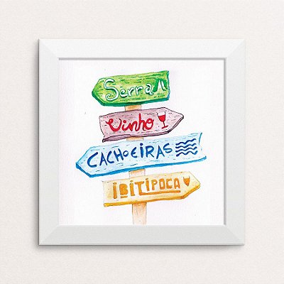Quadro Placa Serra