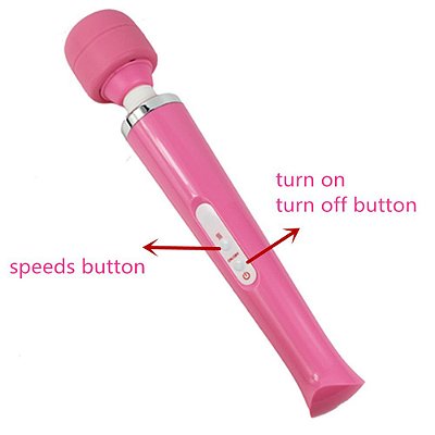 Vibrador Magic Wand Varinha Mágica regarregável