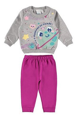 Conjunto De Moletom Menina Malwee Kids - 1000105380