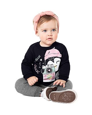 Conjunto click De Moletom Menina Malwee Kids - 1000105380