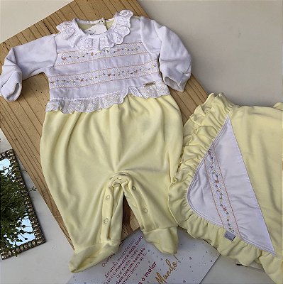 Saida De Maternidade Amarelo Pastel Paraiso 13006