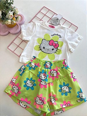 CONJUNTO VERDE MELON DA HELLO KITTY j6797