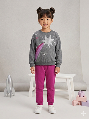 Conjunto Infantil Moletom Space Sparkle – 5446