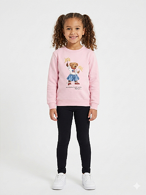 Moletom Infantil Ursinha Sparkle – A1223