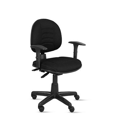 Cadeira Executiva Majestic Ergonômica c/ Costura c/ Back System c/ Braços – Crepe – PP92  / Promoção / Em estoque