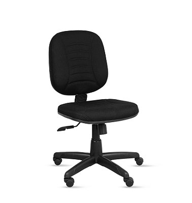 Cadeira Diretor Majestic c/ Costura Base Giratória Relax - Crepe - PP178 / Promoção / Em estoque