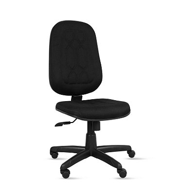 Cadeira Presidente Gold c/ Costura Base Giratória Relax - Tecido Crepe - PP246
