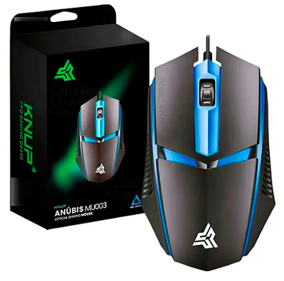 Mouse Gamer com Fio - KNUP ANUBIS MU003