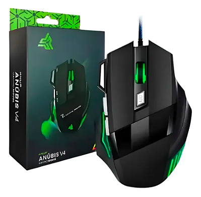 Mouse Gamer com fio - KNUP ANUBUS V4