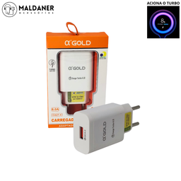 Fonte de Carregamento USB 6.1A 30W - AGOLD CA27-4