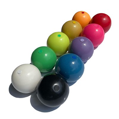 Bolas brasileiras para malabarismo em várias cores! (unidade)