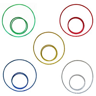 Bambolê dobrável colorido - Ideal para quem está começando!