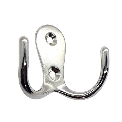 Gancho de Metal  (Duplo) Ref. 1674 - 5 cm x 3,5 cm