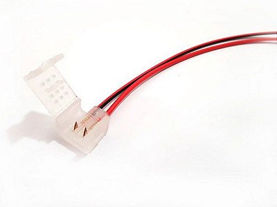 Conector Rabicho Mangueira Neon Flex 12V Sem Solda
