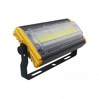 Refletor 50W Modular LED COB Industrial Branco Frio 6500K IP67 Bivolt