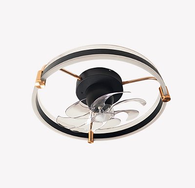 Lustre Ventilador Onix LED Multicor Bluetooth Controle Remoto Bivolt