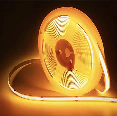 Fita LED COB Ambar 15W 480 LED’s 24V IP44 10 Metros