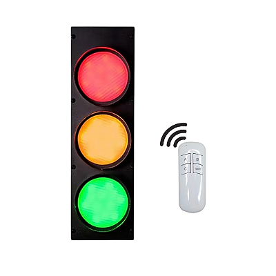 Luminária LED Semáforo Arandela Parede Controle Remoto RF 220V