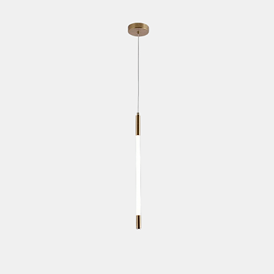 Lustre Pendente LED 10W Tubo Neon 50cm 3000K Bivolt QD05148